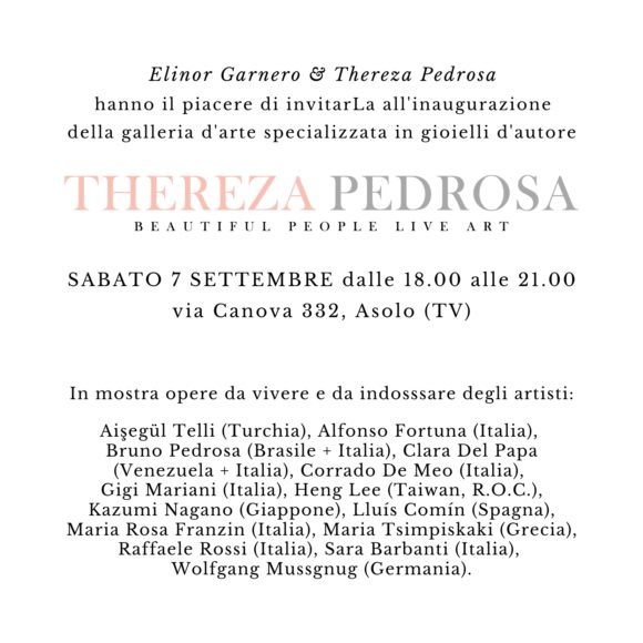Beautiful People Live Art, opening exhibition, Thereza Pedrosa gallery