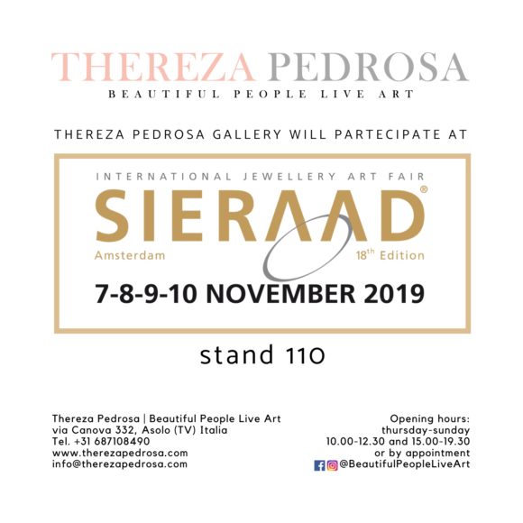 Sieraad Art Fair, Amsterdam, Netherlands, collective exhibition, Thereza Pedrosa gallery, Asolo